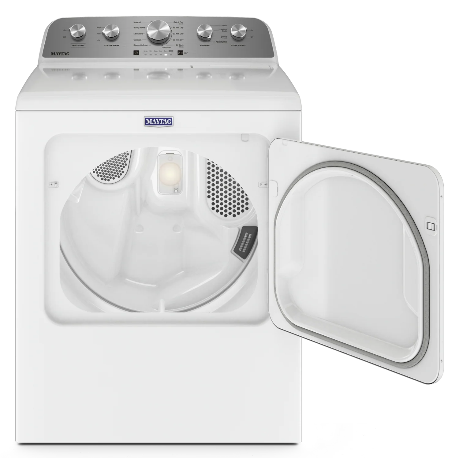 Maytag 7 Cu. Ft. Electric Dryer with Steam - White - YMED5430MW