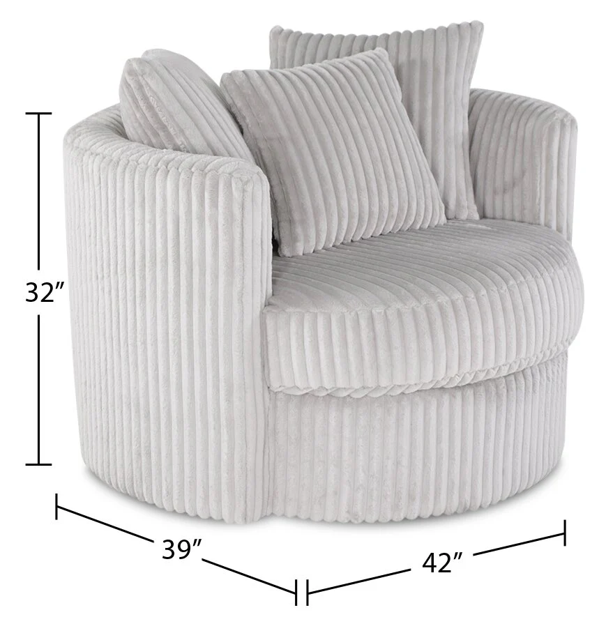 2218-made-in-canada-midi-42-chenille-fabric-swivel-cuddler-accent-chair-groove-mist-grey-4.webp Made in Canada Midi 42" Chenille Fabric Swivel Cuddler Accent Chair - Groove Mist Grey