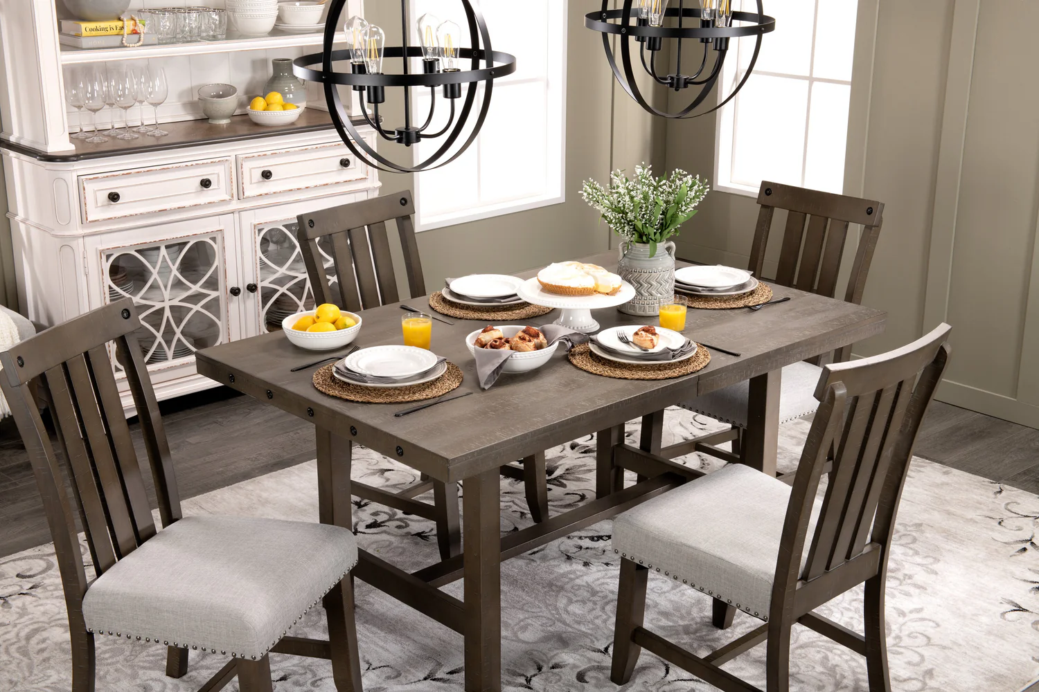 224-alto-5pc-dining-set-with-table-4-chairs-65-83-w-extension-trestle-base-grey-8.webp Alto 5pc Dining Set with Table & 4 Chairs, 65-83"W Extension, Trestle Base - Grey