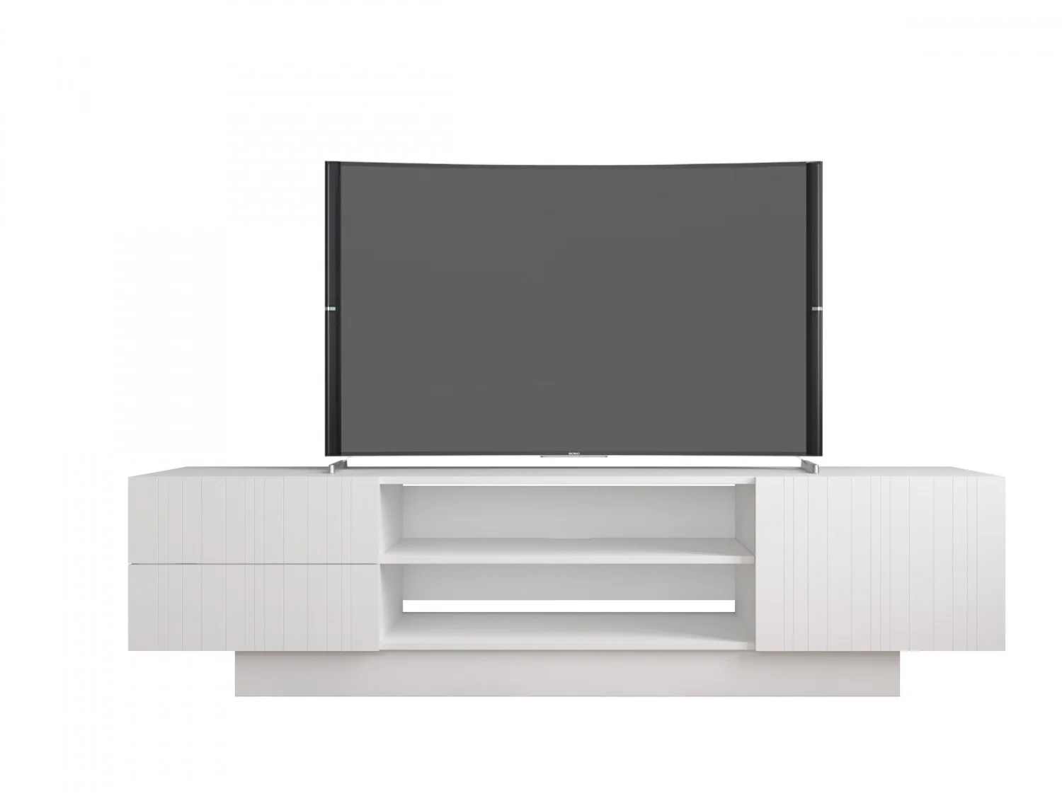 Nordika 72" TV Stand - White