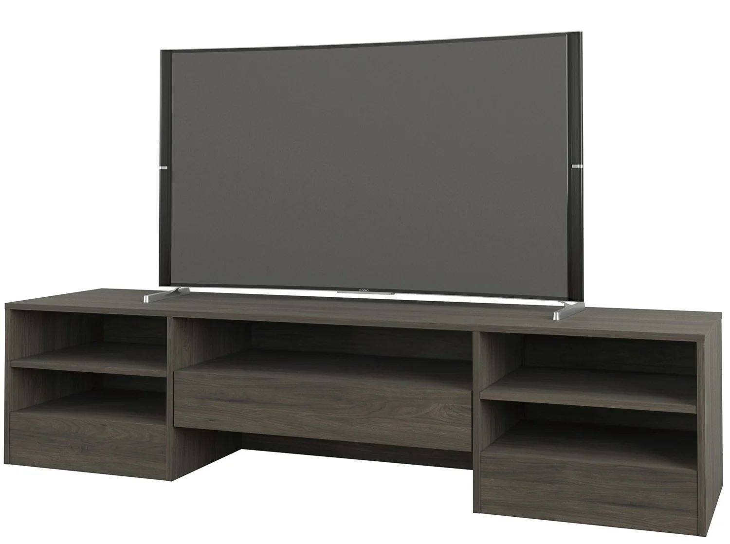 Nordika 72" TV Stand - Dark Grey