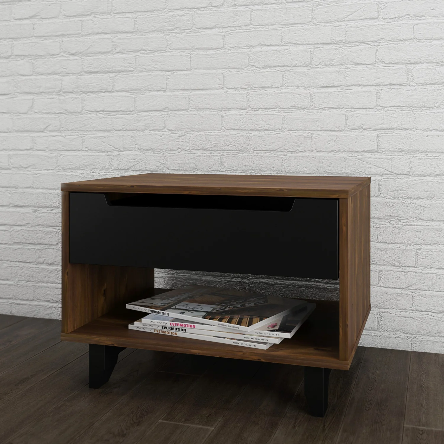 Nordika Nightstand - Truffle