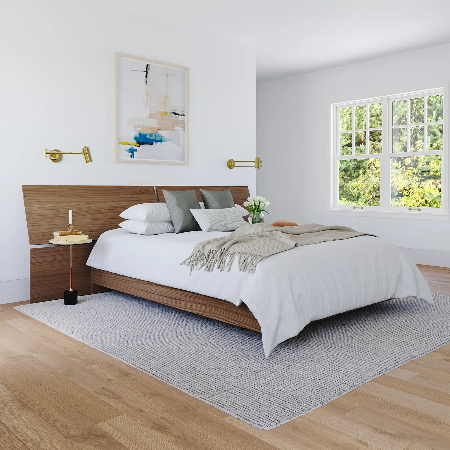 2287-nordika-queen-panoramic-panel-headboard-walnut-5.webp Nordika Queen Panoramic Panel Headboard - Walnut