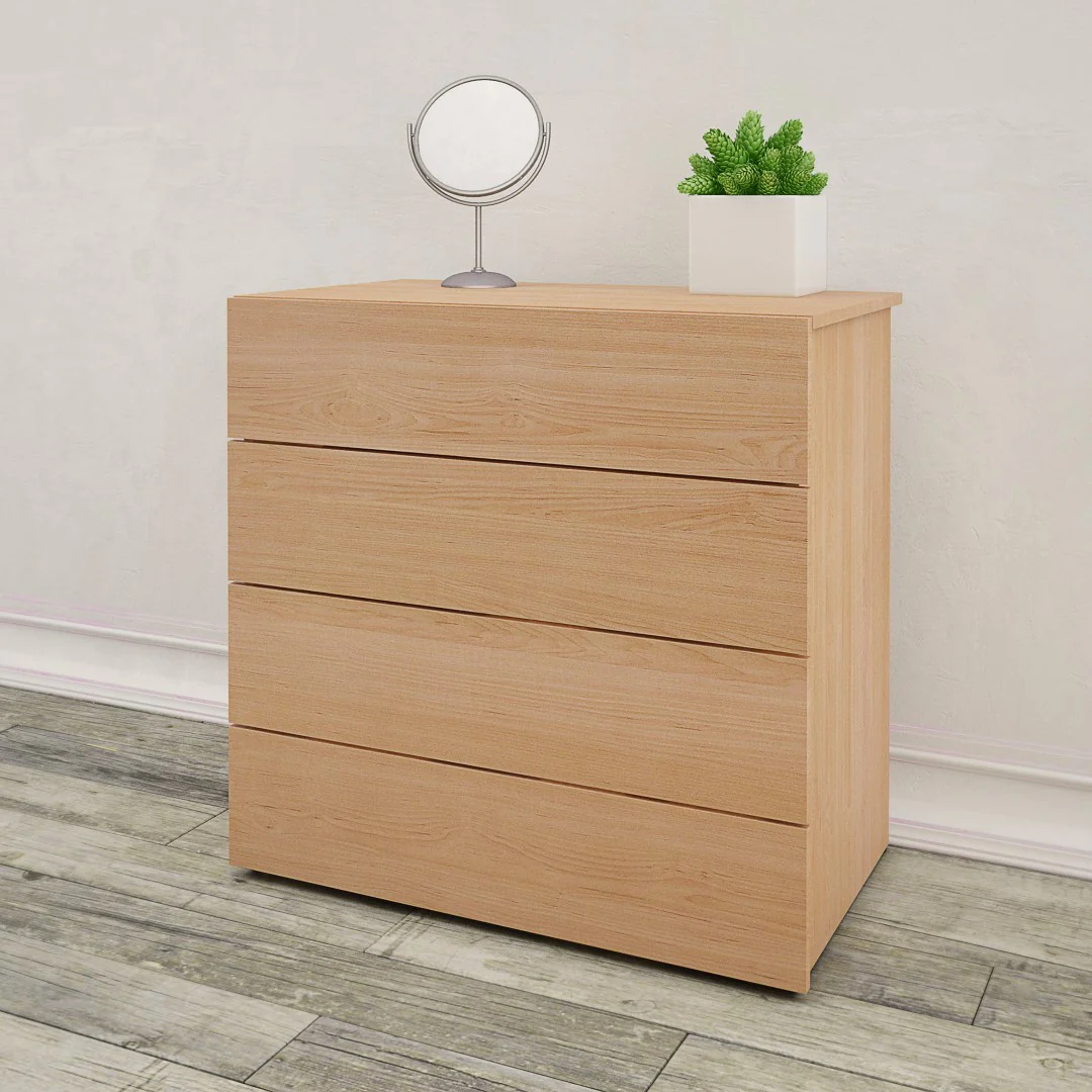 Nordika 4-Drawer Chest - Natural Maple