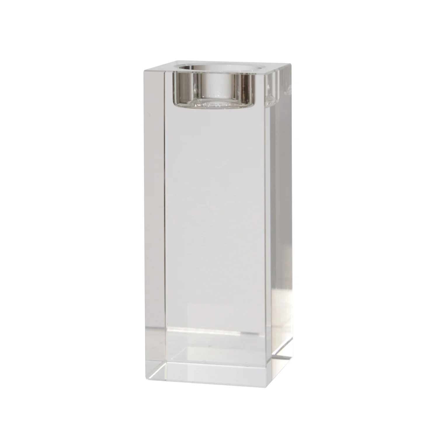 Glass 6" Candle Holder