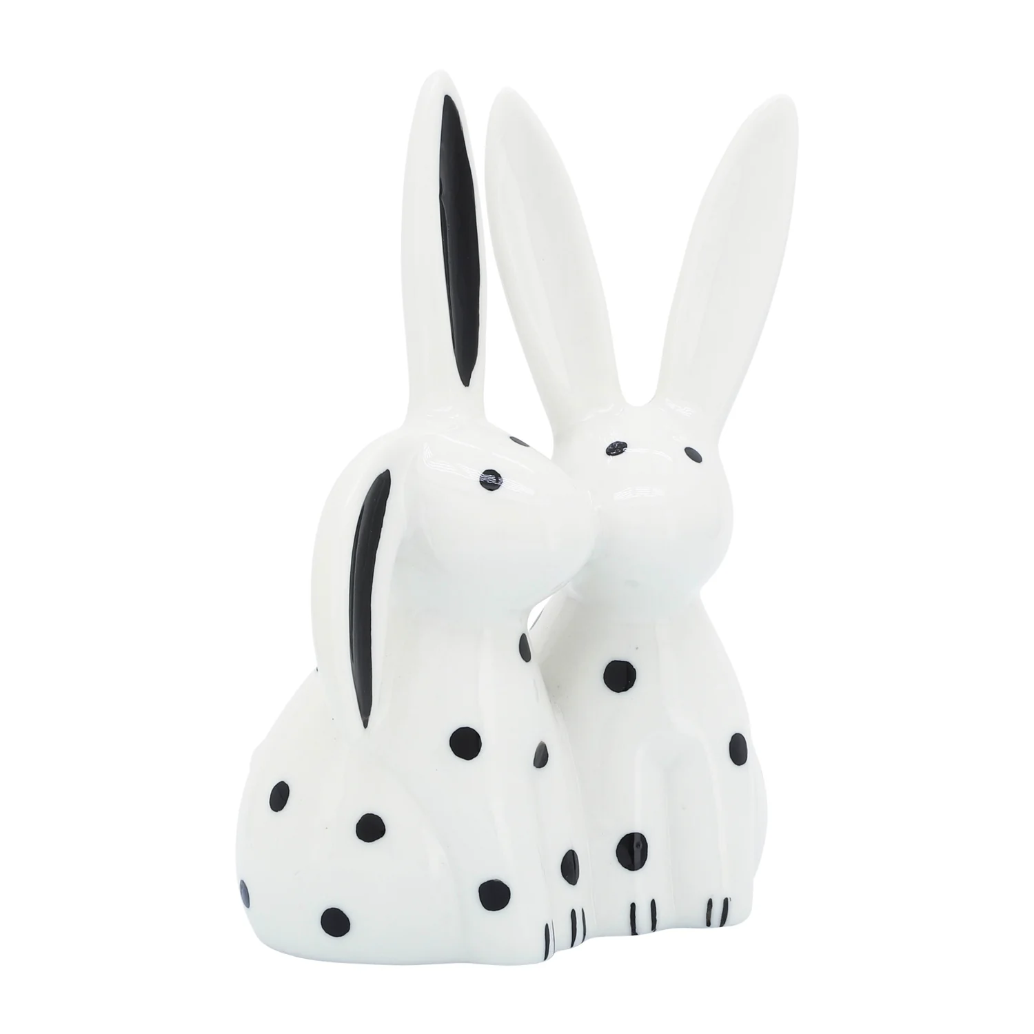 Porcelain 7" Kissing Bunnies