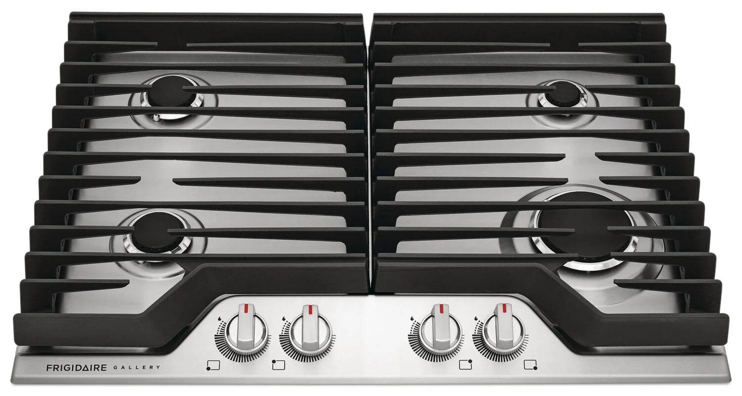 Frigidaire Gallery 30" 4-Element Gas Cooktop - Stainless Steel - GCCG3046AS