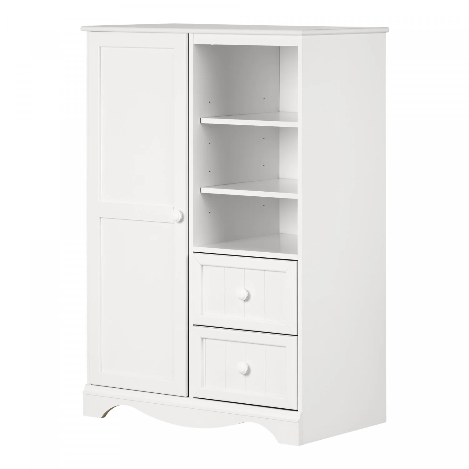 Savannah Armoire - Pure White