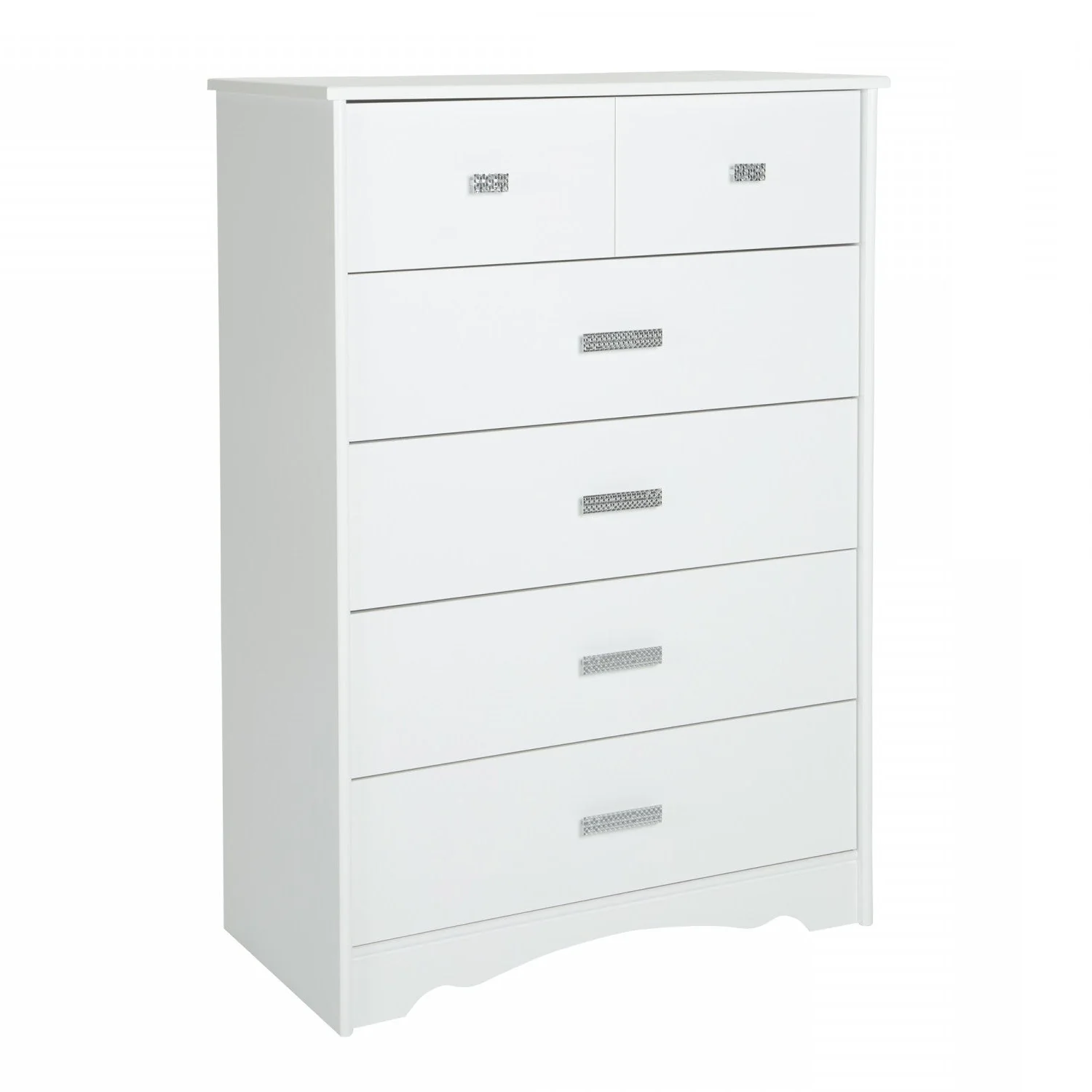 Tiara 5-Drawer Chest - Pure White