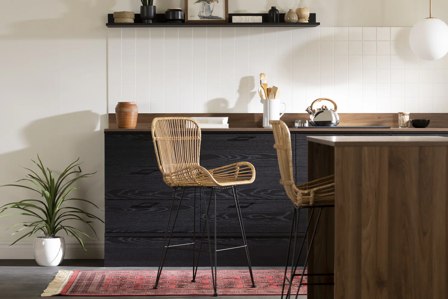 2405-balka-standard-rattan-and-black-counter-bar-stool-set-of-2--2.webp Balka Standard Rattan and Black Counter Bar Stool - Set of 2