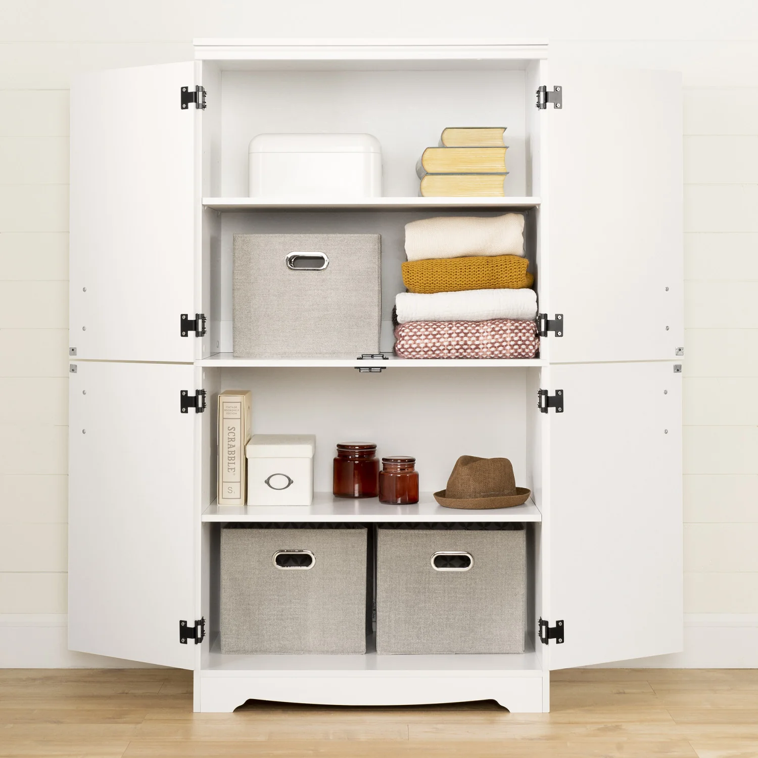 2410-farnel-4-door-storage-cabinet-pure-white-3.webp Farnel 4-Door Storage Cabinet - Pure White