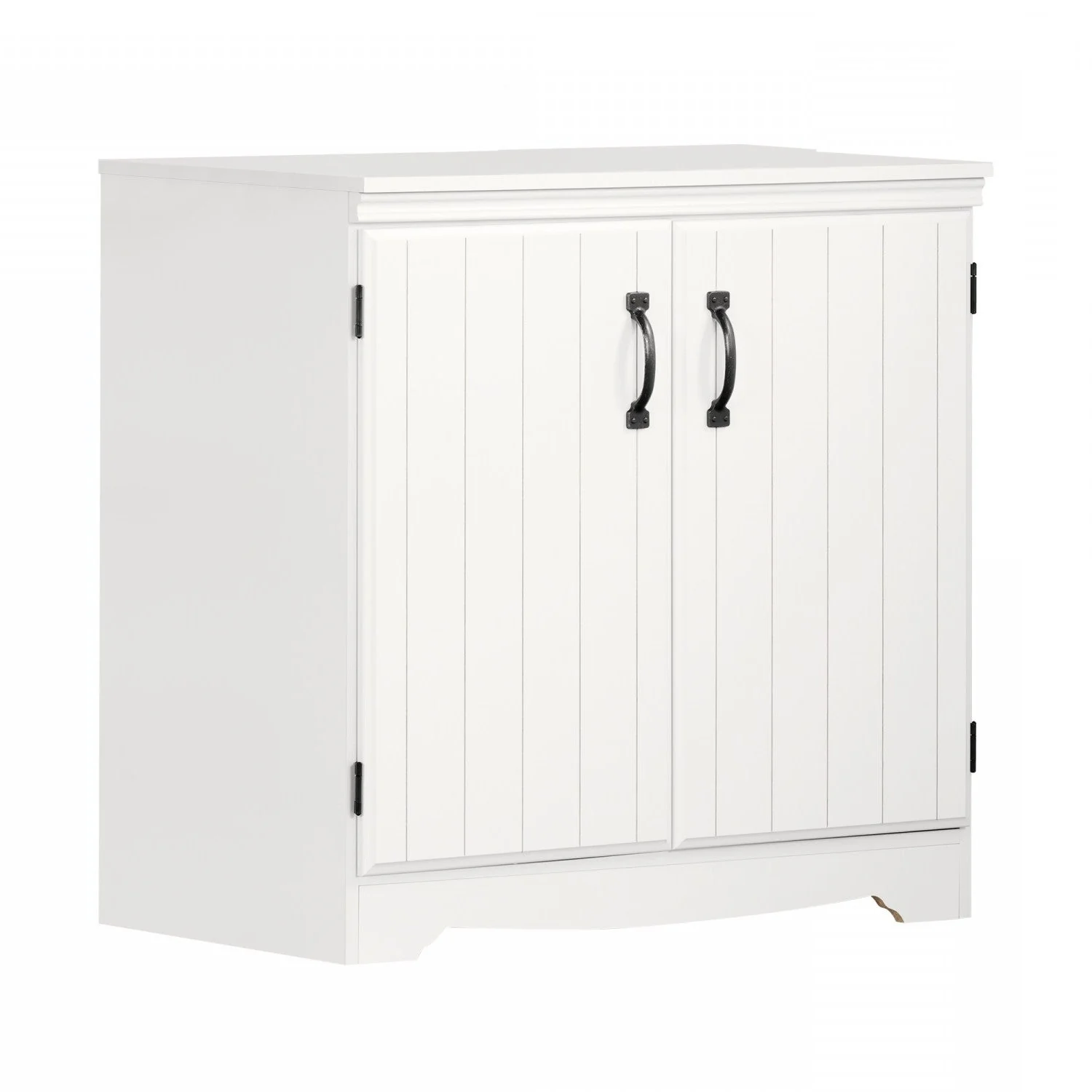 Farnel 2-Door Storage Cabinet - Pure White