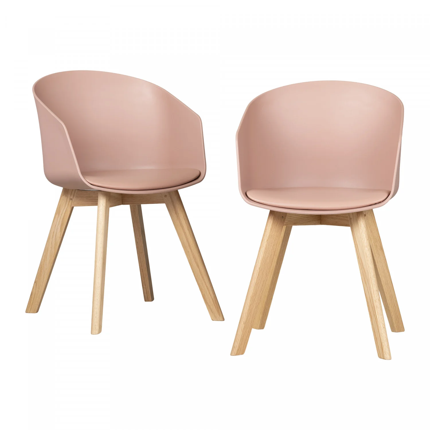Flam Pink Dining Chairs - Set of 2
