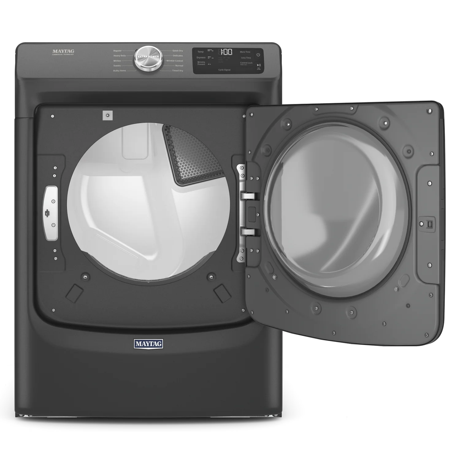 Maytag 7.3 Cu. Ft. Electric Dryer - Volcano Black - Stackable - YMED5630MBK