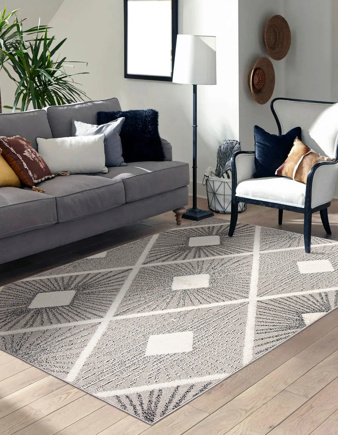 Adair Ivory Area Rug - 5'0" x 7'0"