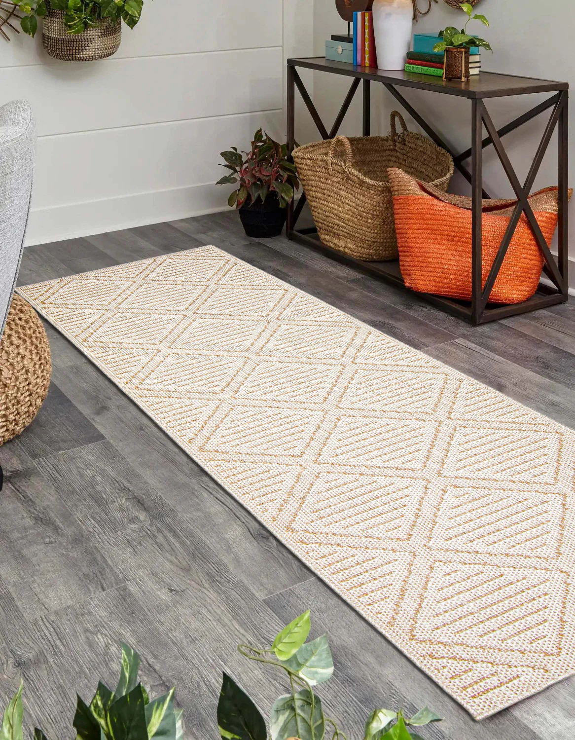 Xantha Taupe Area Rug - 2'6" x 12'0"