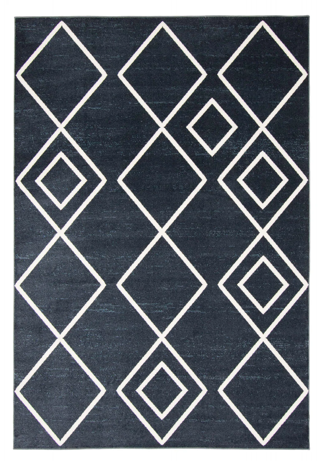 Kenza Blue Machine Washable Area Rug - 3'0" x 5'0"