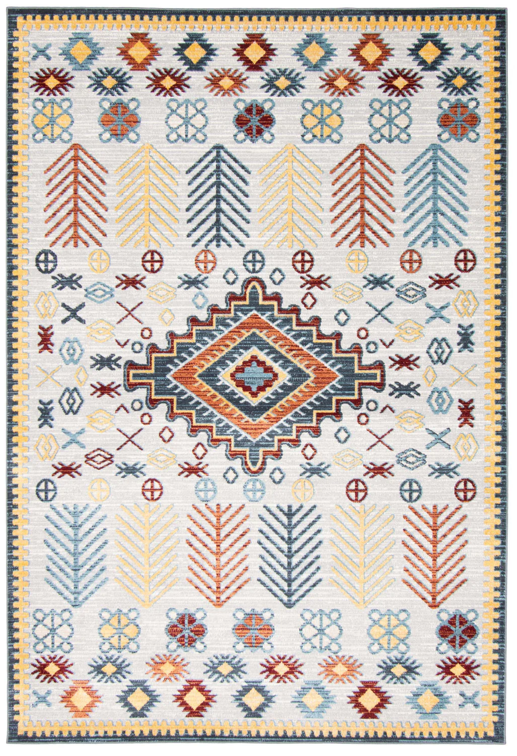 Gypsy Grey Machine Washable Area Rug - 5'0" x 7'0"
