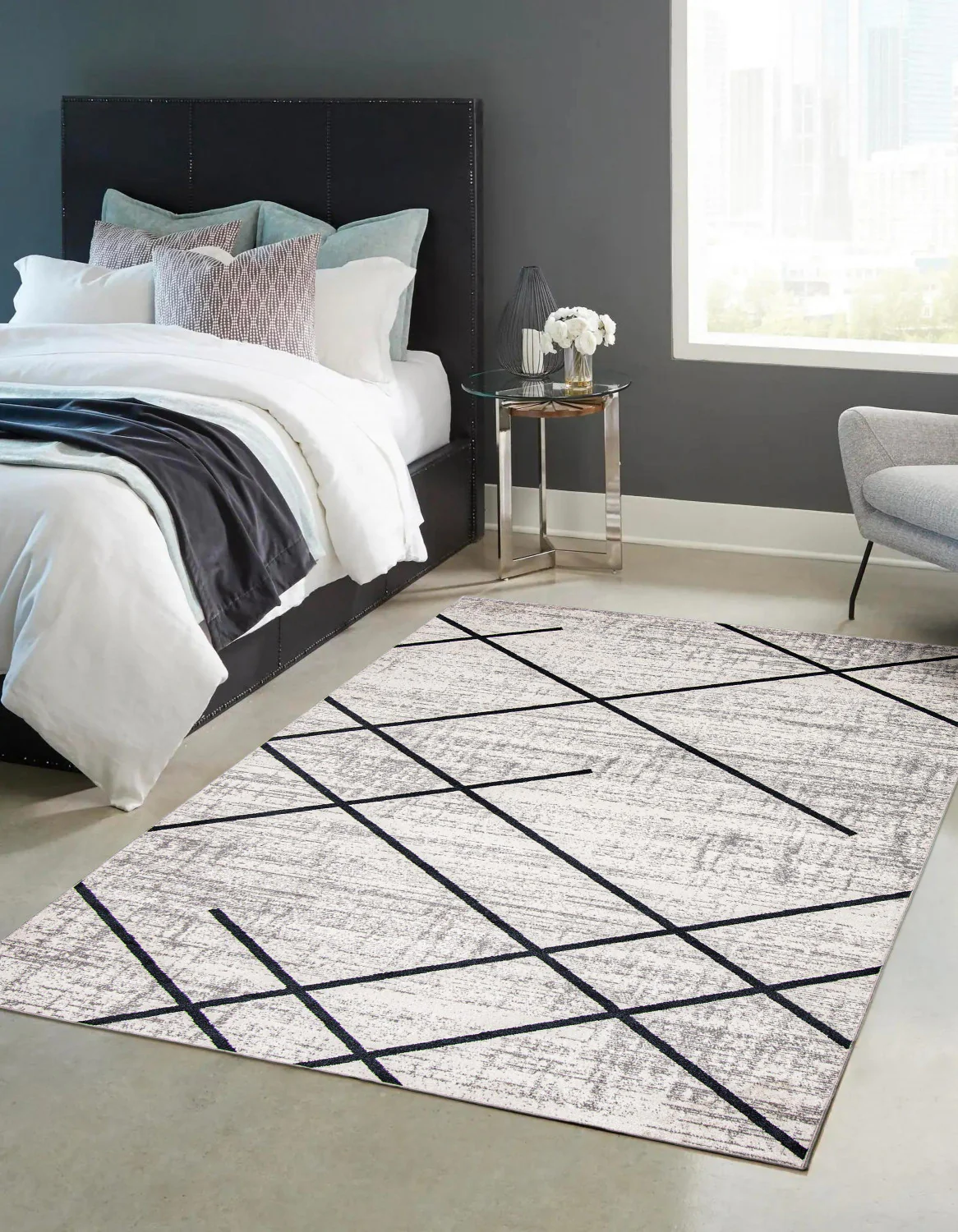 2538-damali-ivory-blue-machine-washable-area-rug-5-0-x-7-0--2.webp Damali Ivory/Blue Machine Washable Area Rug - 5'0" x 7'0"