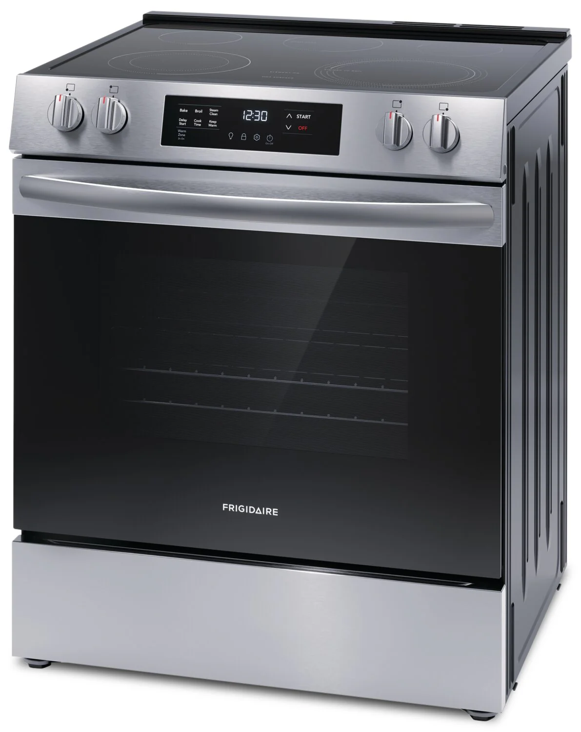 Frigidaire 5.3 Cu. Ft. Electric Range With EvenTemp? Element and Five-Element Cooktop - Stainless Steel - FCFE306CAS