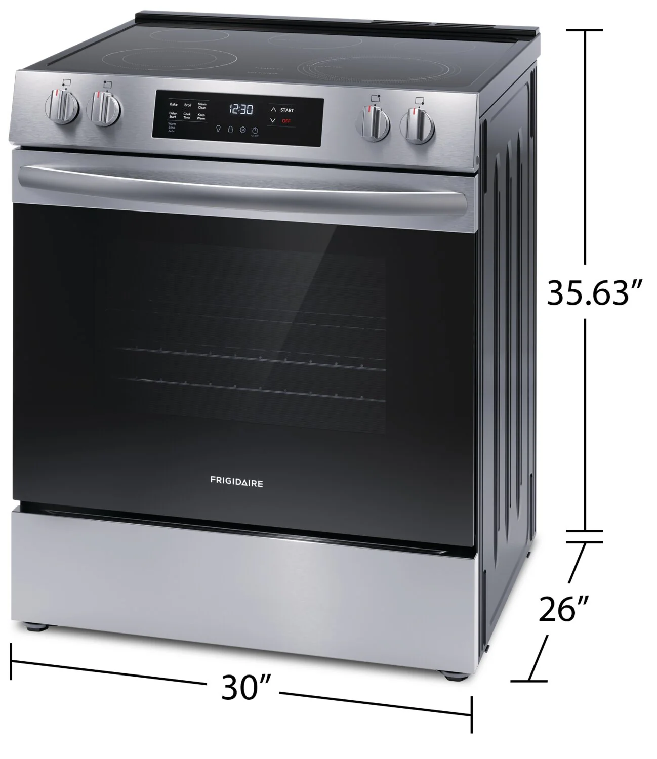 2546-frigidaire-5-3-cu-ft-electric-range-with-eventemp-element-and-five-element-cooktop-stainless-steel-fcfe306cas-5.webp Frigidaire 5.3 Cu. Ft. Electric Range With EvenTemp? Element and Five-Element Cooktop - Stainless Steel - FCFE306CAS