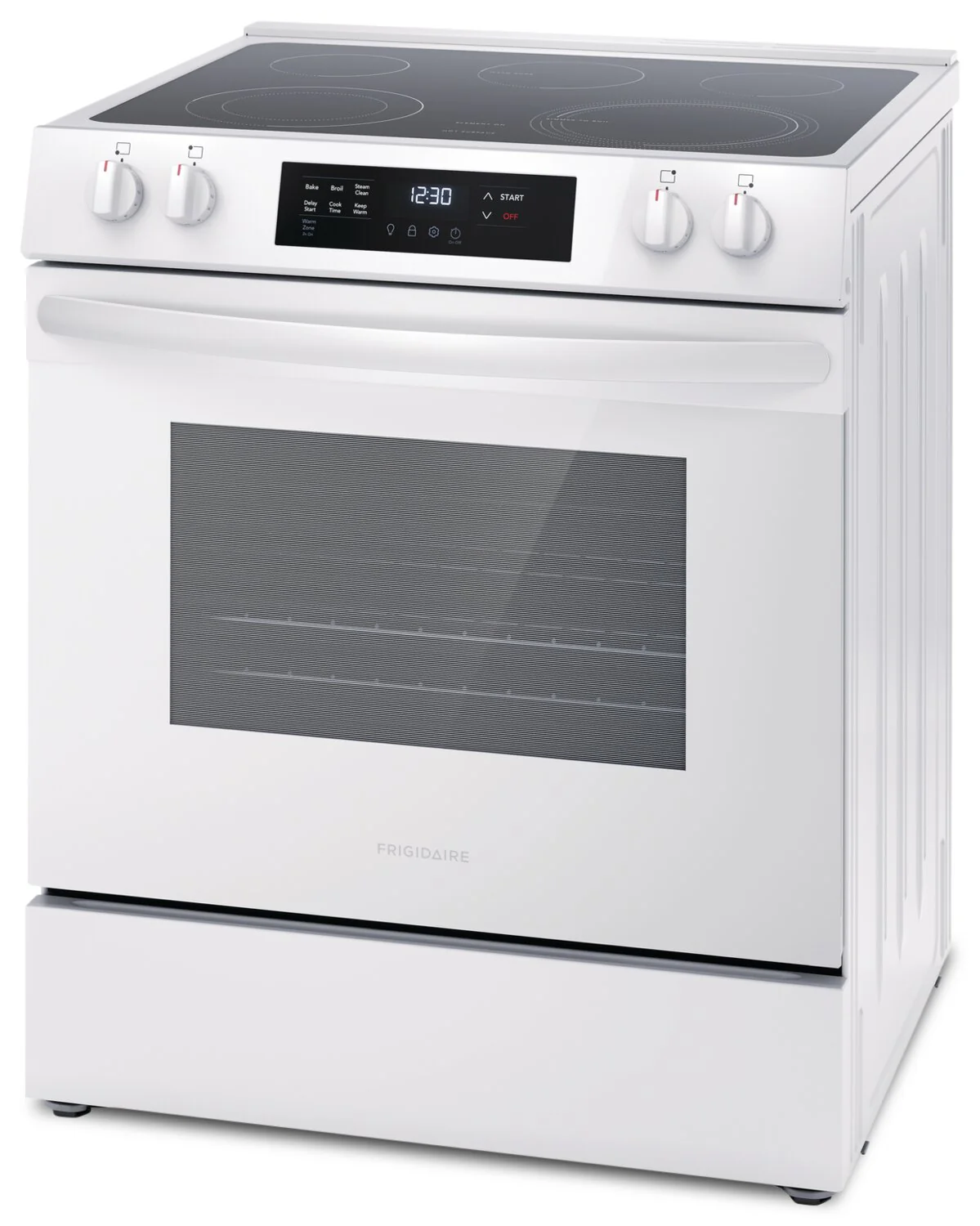 Frigidaire 5.3 Cu. Ft. Electric Range With EvenTemp? Element and Five-Element Cooktop - White - FCFE306CAW