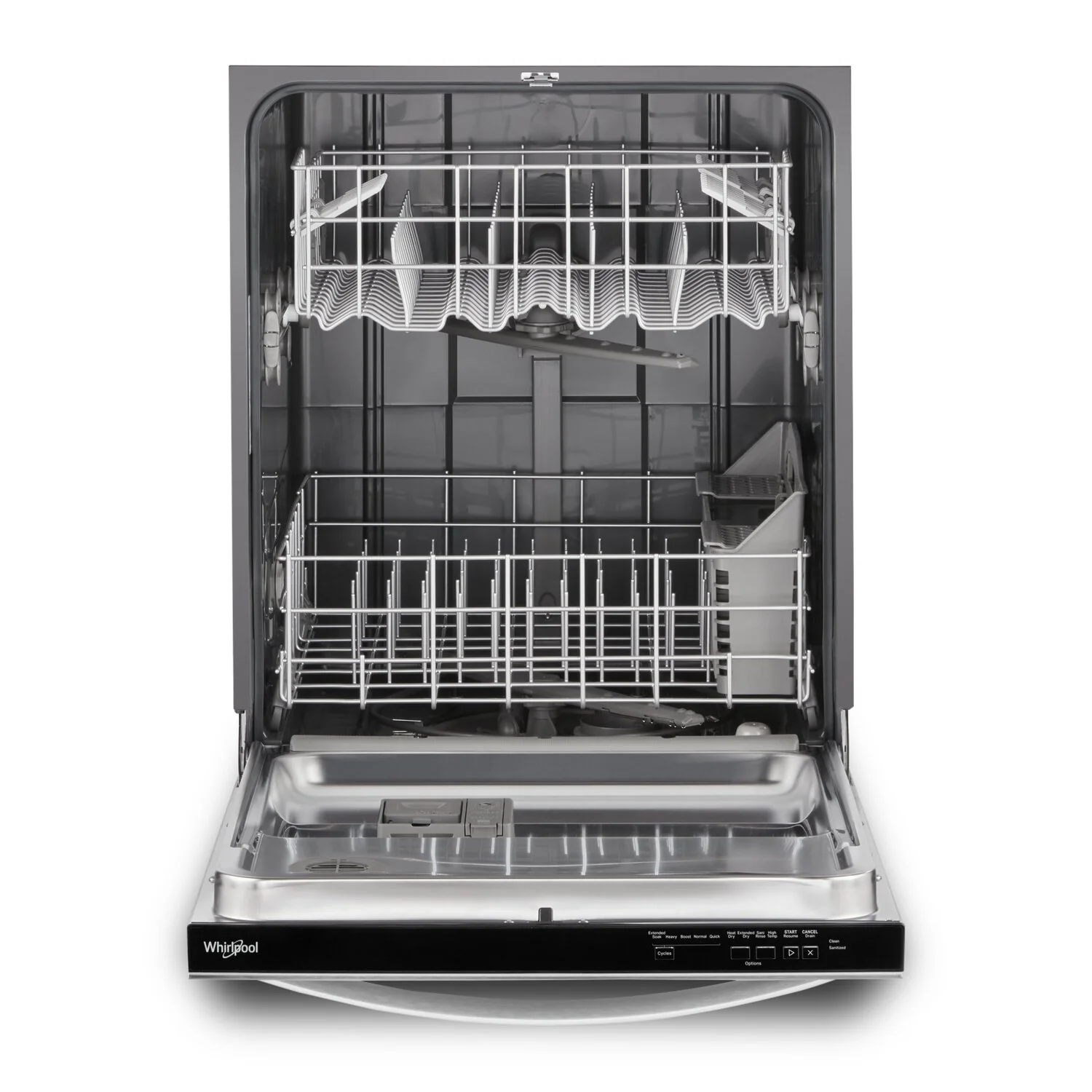 Whirlpool 24" 55 dBA Built-In Top-Control Dishwasher - Fingerprint Resistant Stainless Steel - WDT540HAMZ