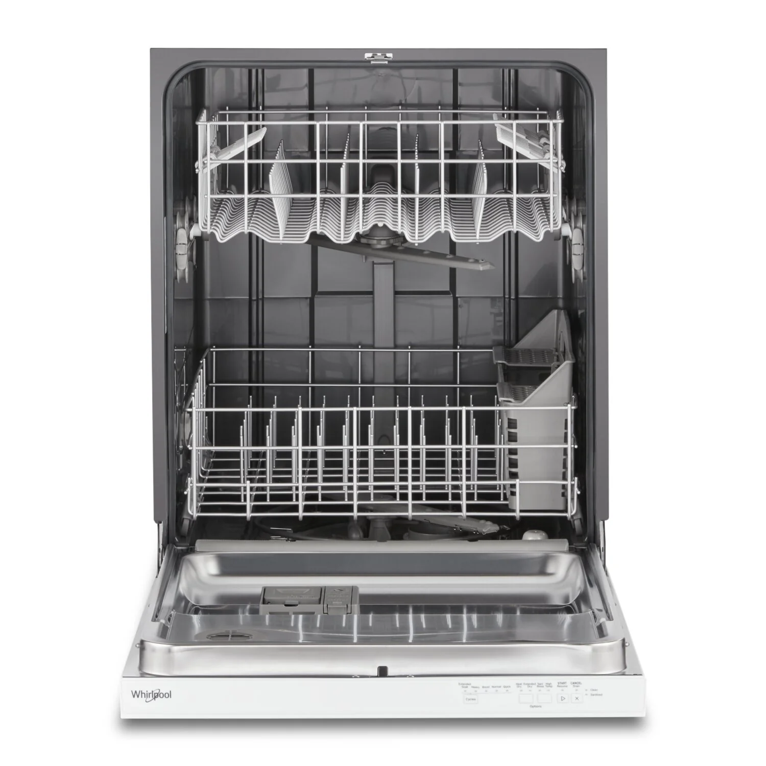 Whirlpool 24" 55 dBA Built-In Top-Control Dishwasher - White - WDP540HAMW