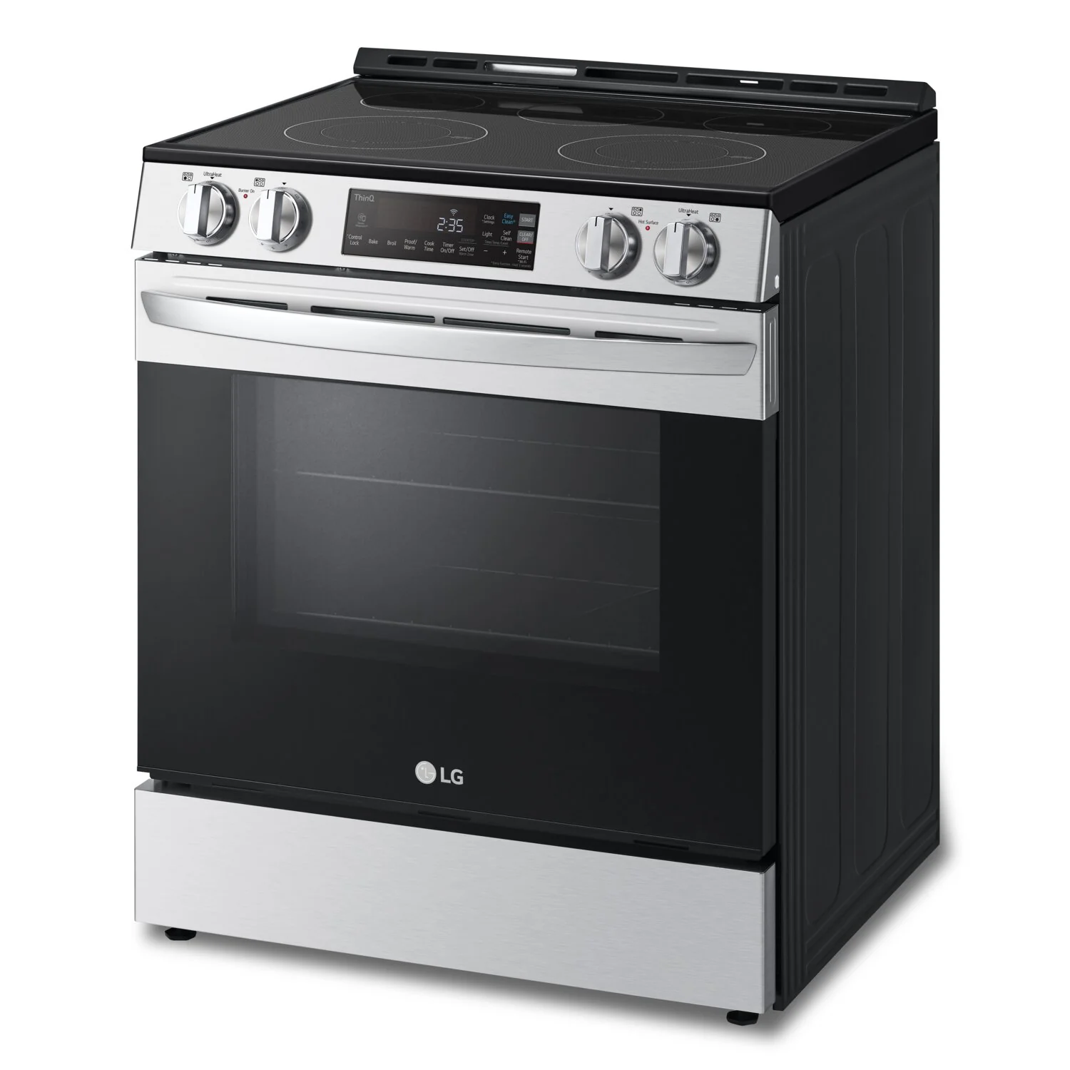 LG 6.3 Cu. Ft. Smart Electric Range with EasyClean? - Smudge Proof Stainless Steel - LSEL6331F