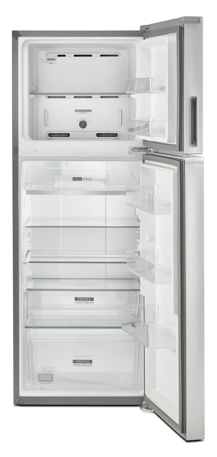 Whirlpool 24" 12.9 Cu. Ft. Top-Mount Refrigerator - Fingerprint-Resistant Stainless Finish - WRT313CZLZ