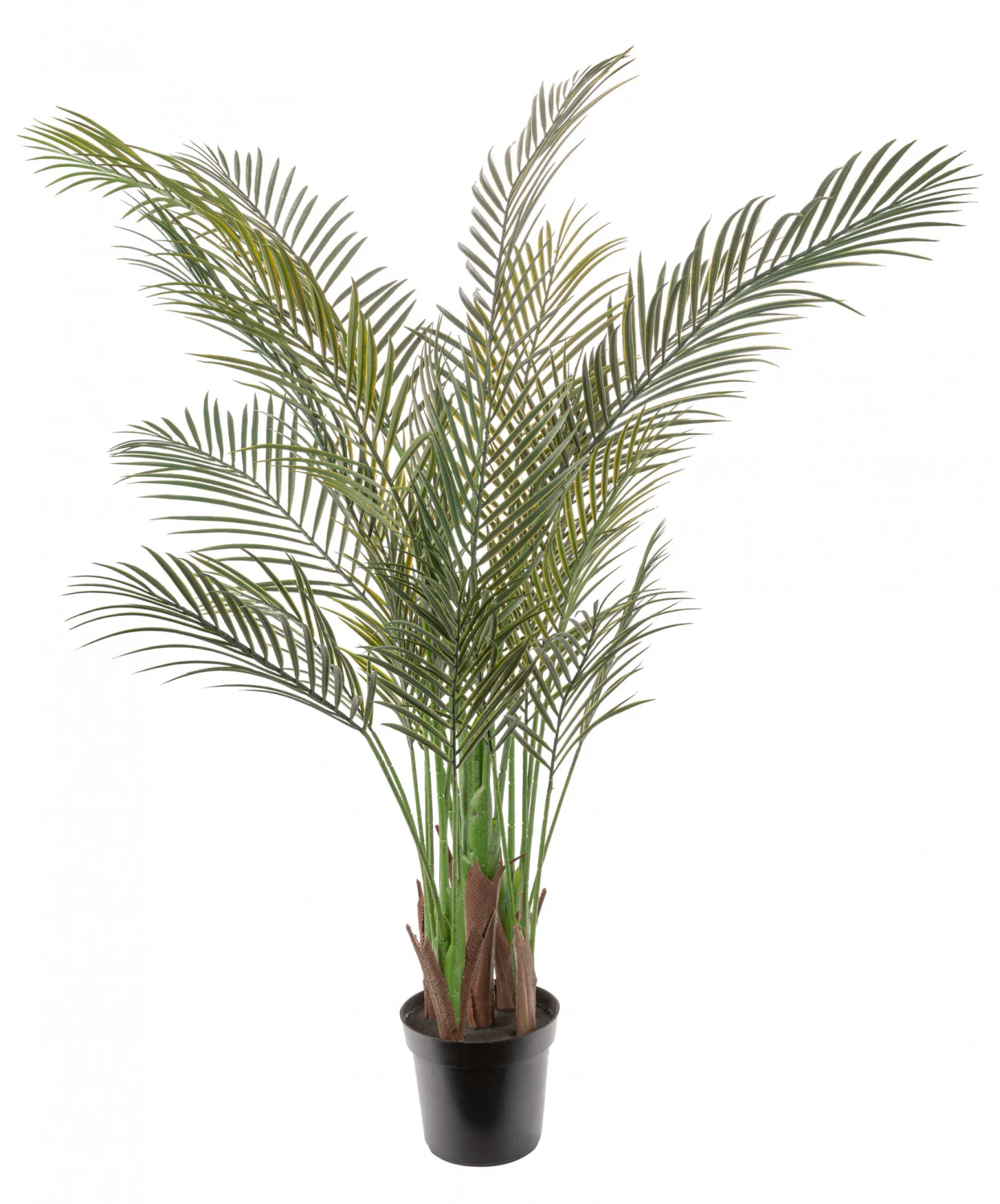 Artificial 59" Areca Palm Indoor & Outdoor In Black Pot