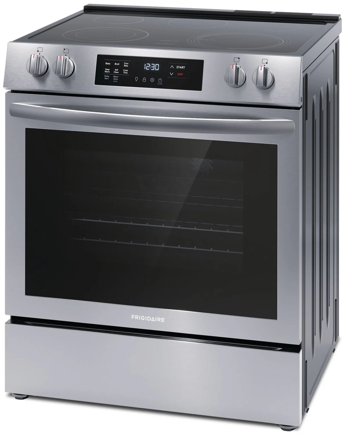 Frigidaire 5.3 Cu. Ft. Electric Range With EvenTemp? Element and Convection Bake - Stainless Steel - FCFE308CAS