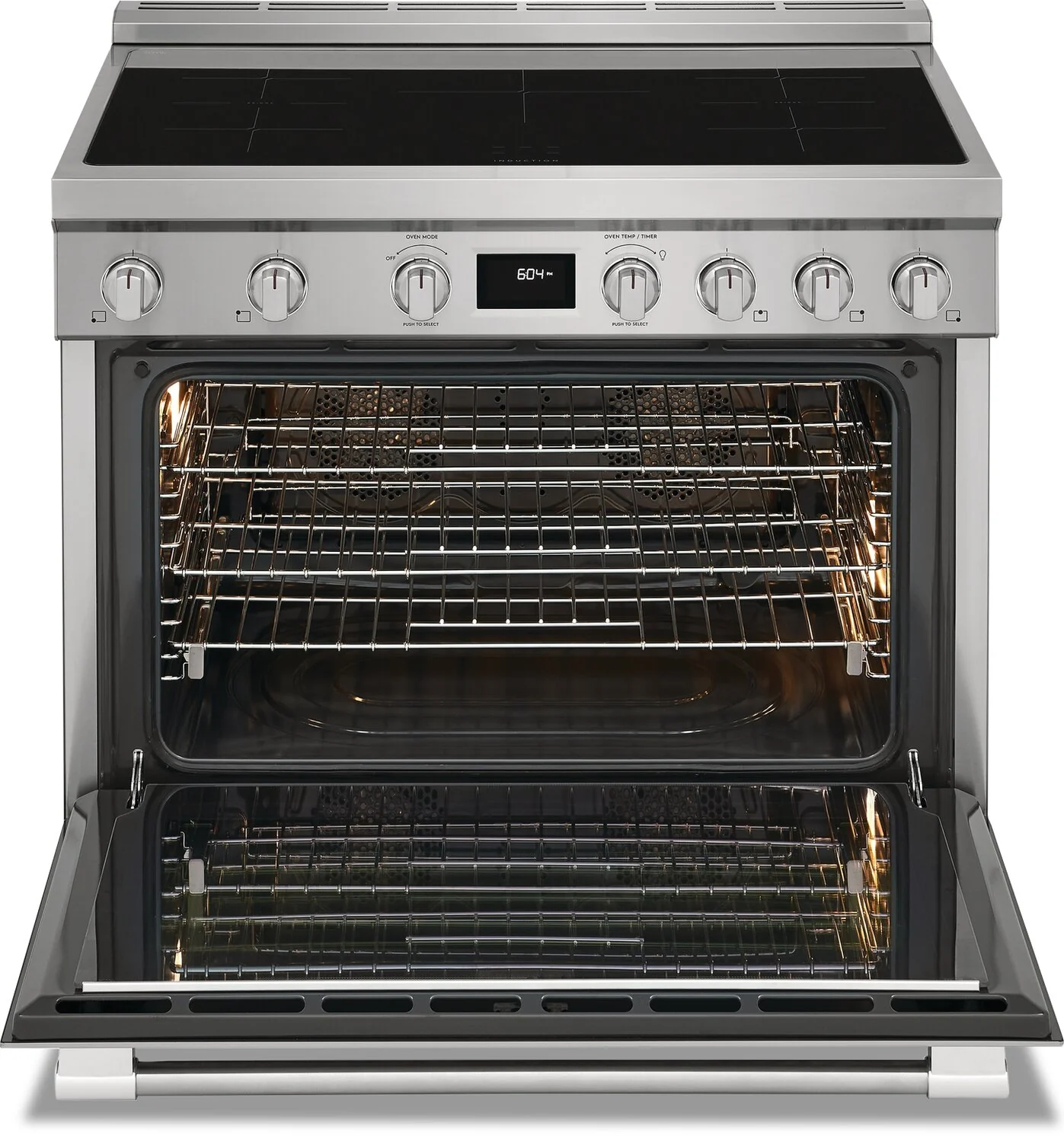 Frigidaire Professional 4.4 Cu. Ft. Induction Range With Dual Fan Convection and Easy-to-Clean Cooktop - Smudge-Proof? Stainless Steel - PCFI3670AF