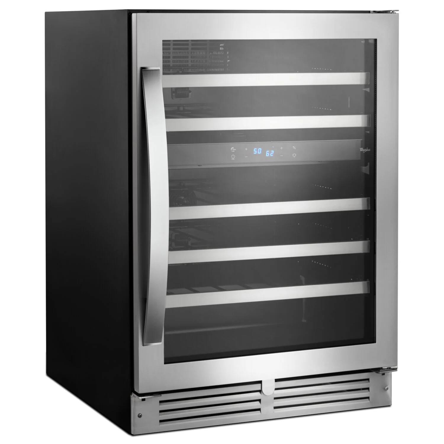 Whirlpool 24" 5 Cu. Ft. Undercounter Wine Refrigerator - Stainless Steel - WUW55X24HS