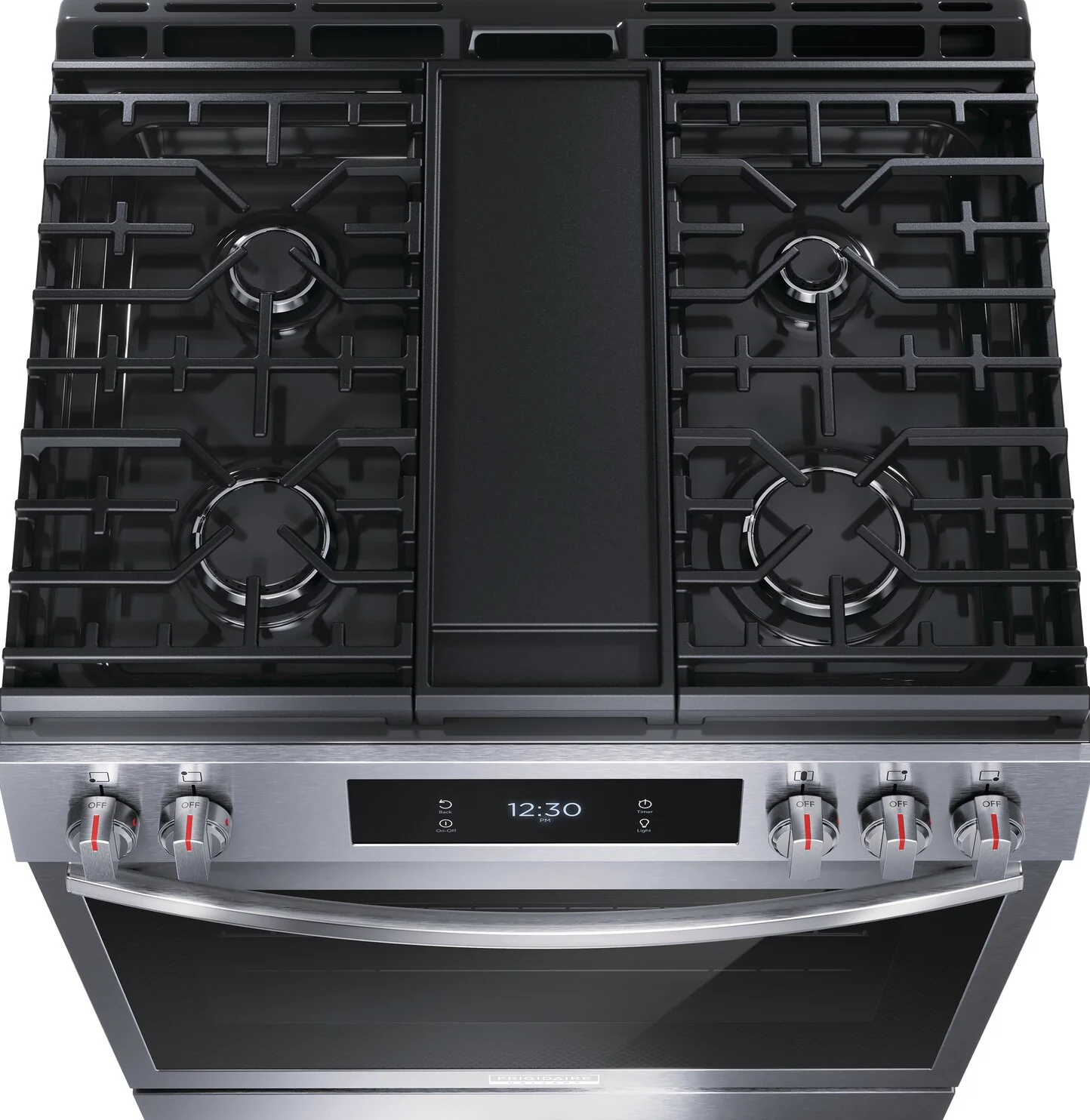 Frigidaire Gallery 6 Cu. Ft. Gas Range With Total Convection and Air Fry - Smudge-Proof? Stainless Steel - GCFG3060BF