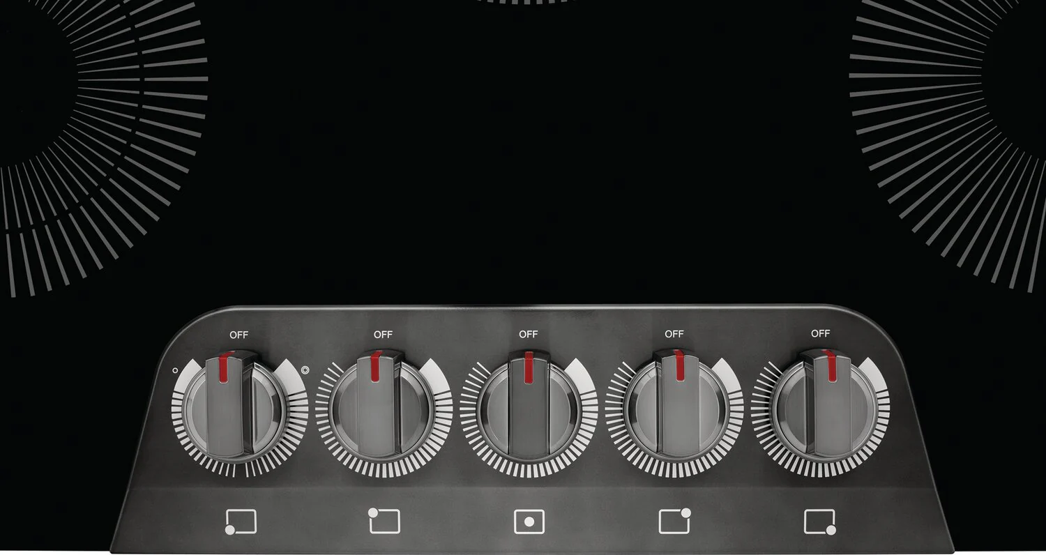 Frigidaire Gallery 30" 5-Element Electric Cooktop - Black Stainless Steel	 - GCCE3070AD