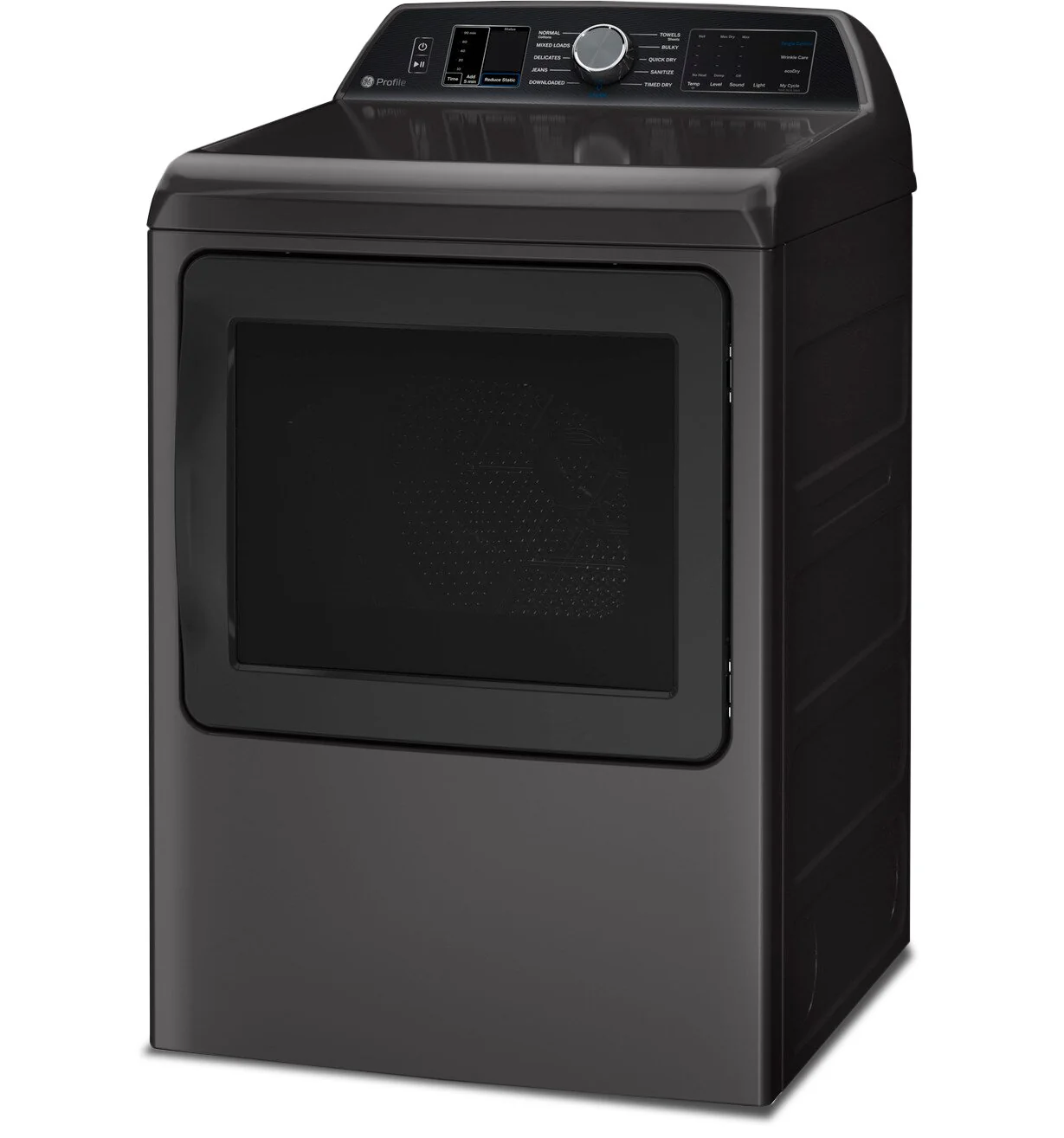 2676-profile-7-4-cu-ft-electric-dryer-with-washer-link-ptd70ebmtdg-2.webp Profile 7.4 Cu. Ft. Electric Dryer with Washer Link - PTD70EBMTDG