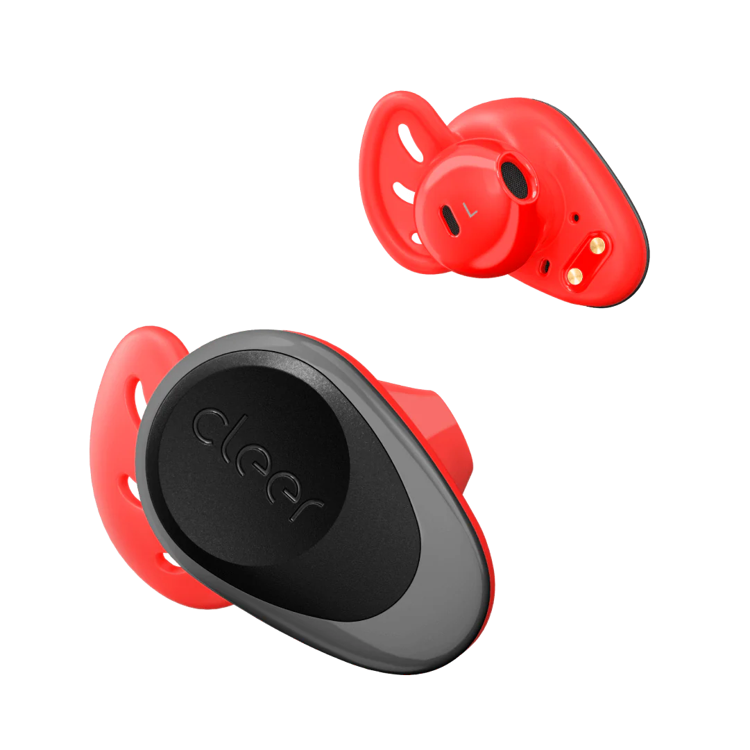 Cleer Audio GOAL Wireless Earbuds - Red