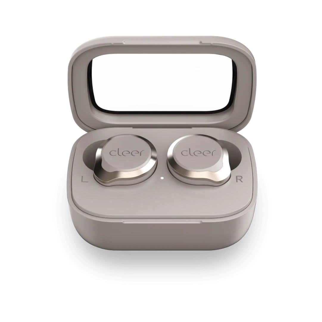 Cleer Audio ALLY PLUS II Wireless Earbuds - Stone
