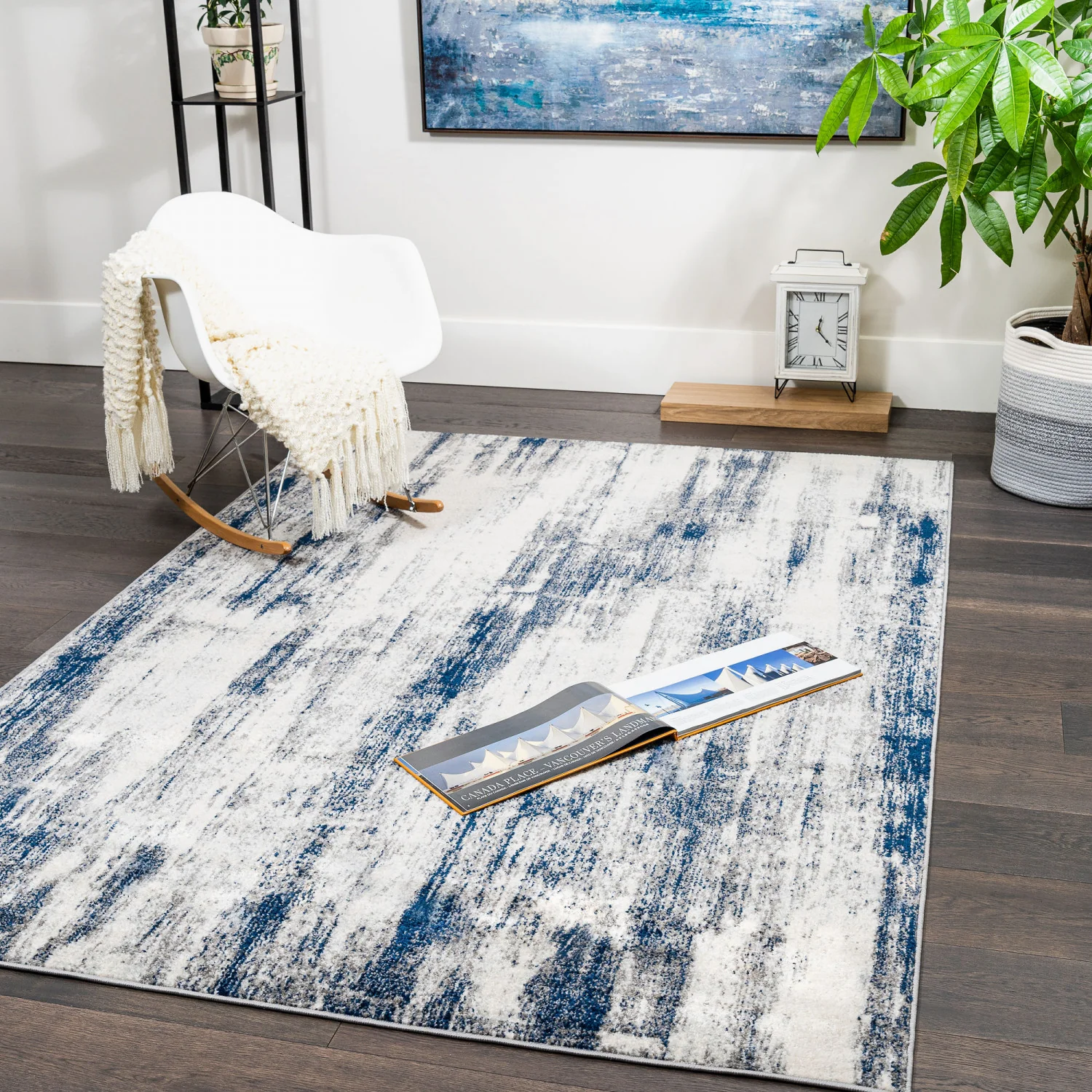 Roma Rio Navy 8x11 Area Rug