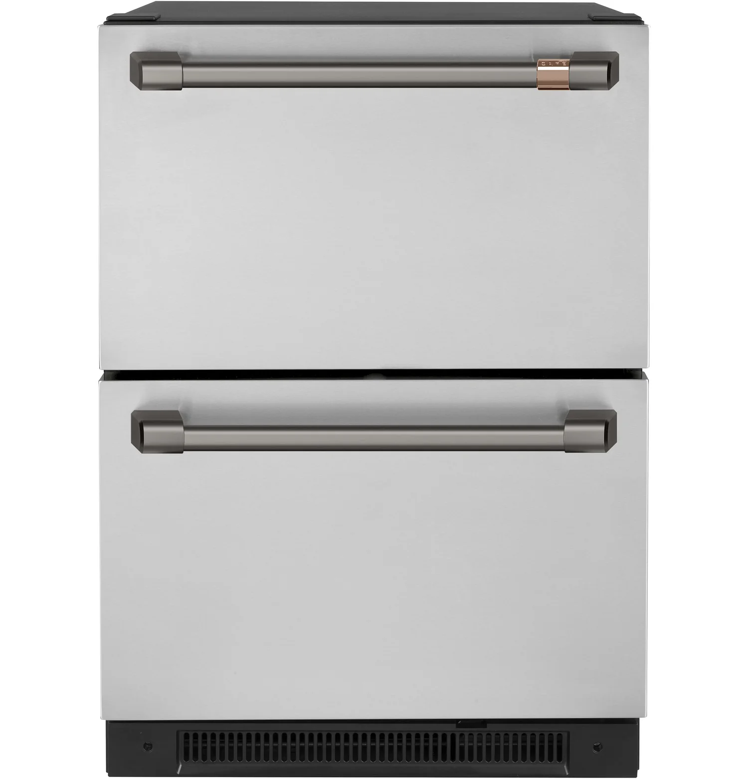 Caf¨¦ Dual-Drawer Refrigerator Brushed Black Handle Set - CXMA3H3PNBT
