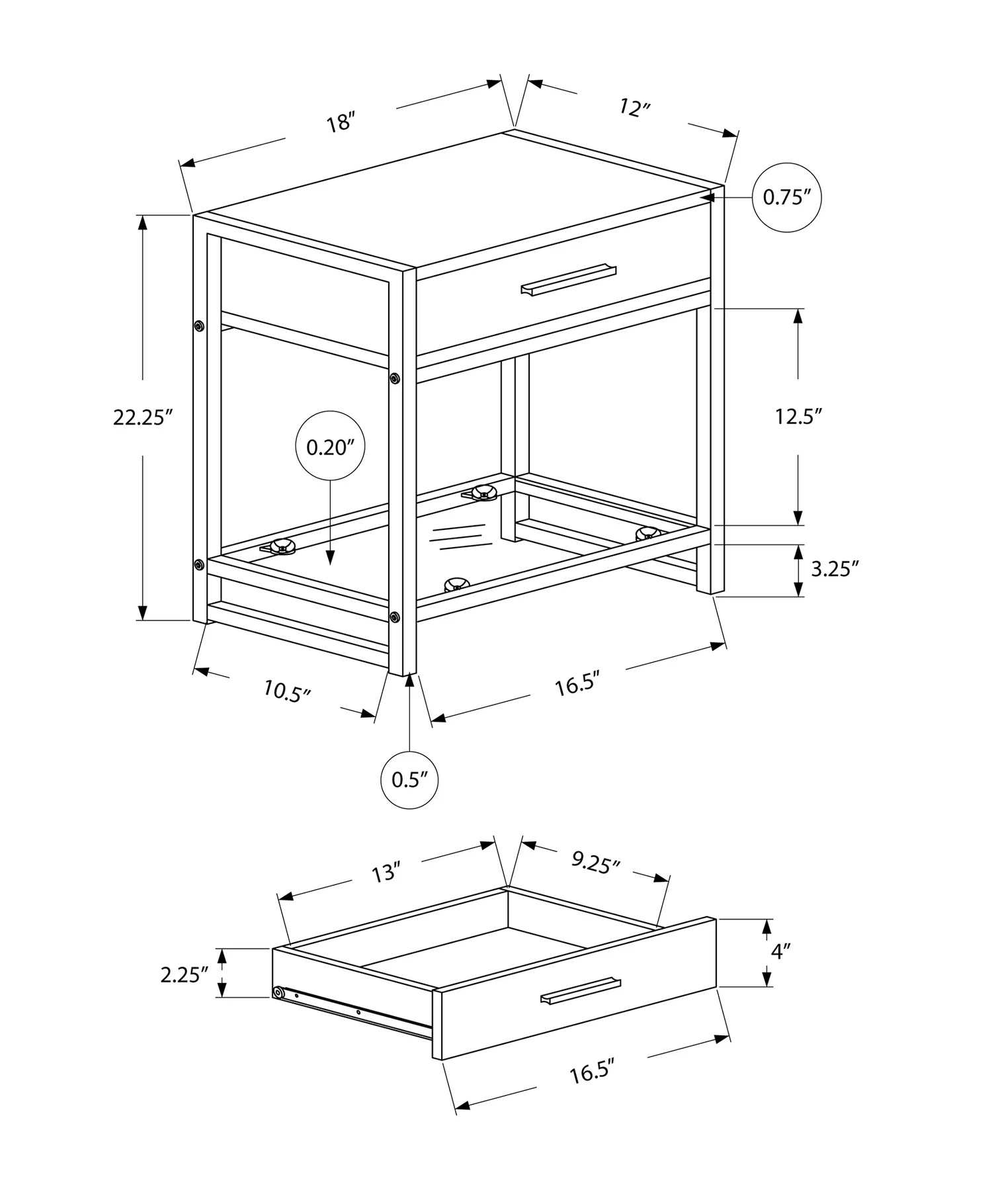 2795-white-silver-metal-tempered-glass-accent-table-4.webp White Silver Metal Tempered Glass Accent Table