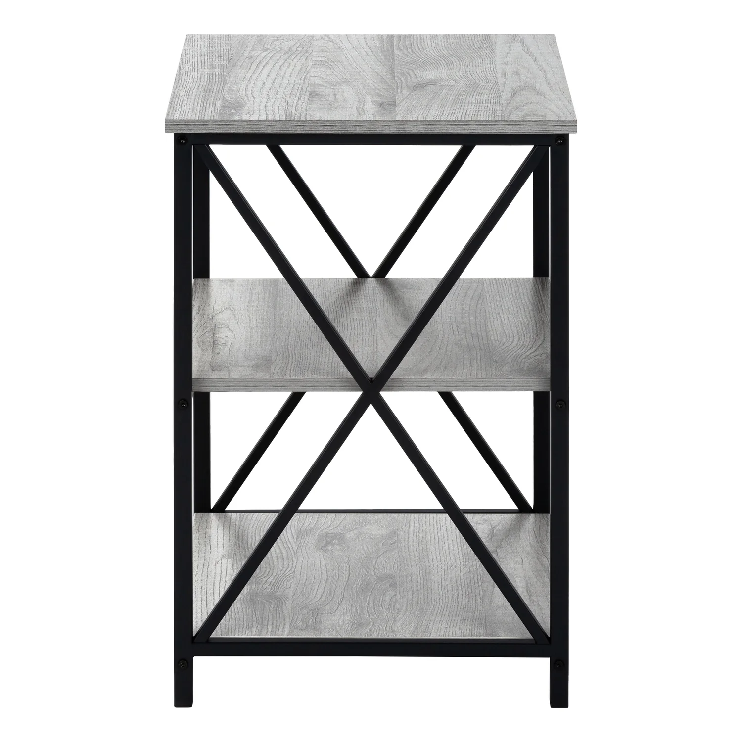 2809-grey-wood-look-black-metal-side-table-nightstand-table-3.webp Grey Wood-look Black Metal Side Table Nightstand Table