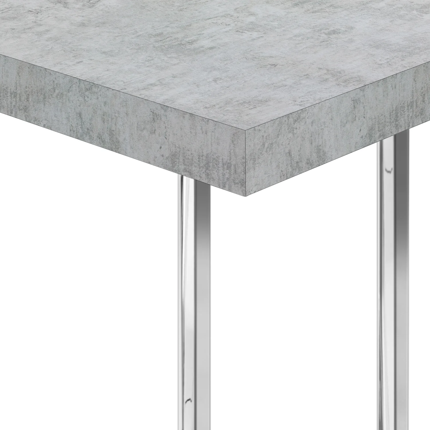 2813-grey-cement-look-chrome-metal-side-table-6.webp Grey Cement-look Chrome Metal Side Table