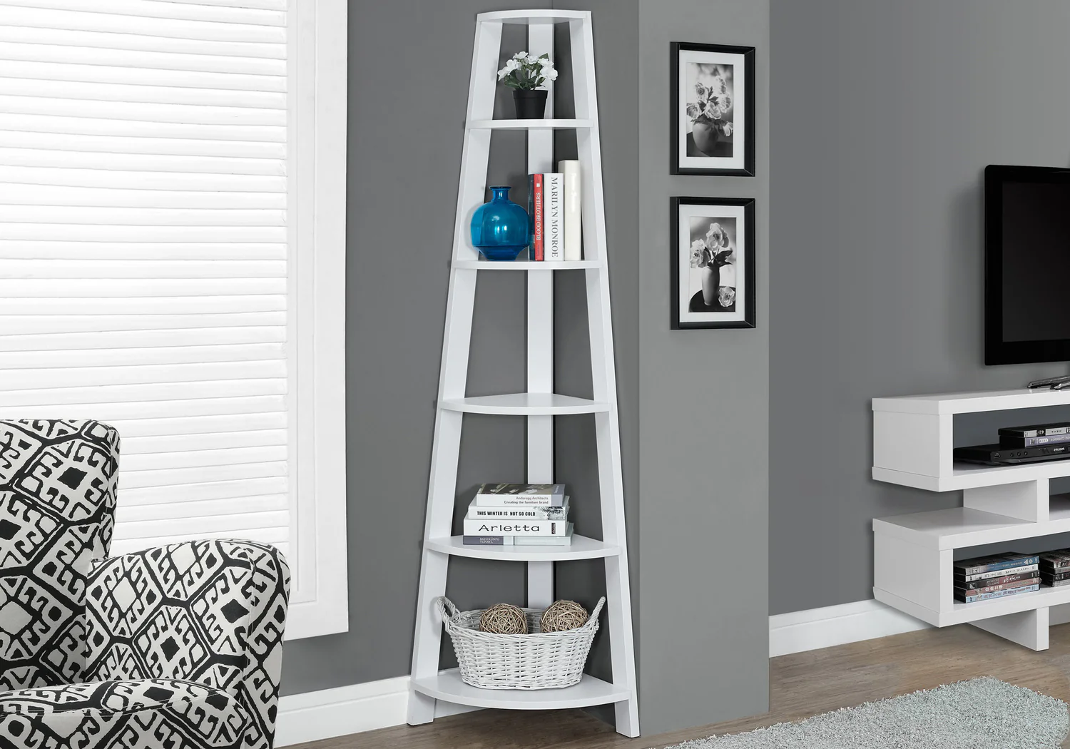 White Bookcase