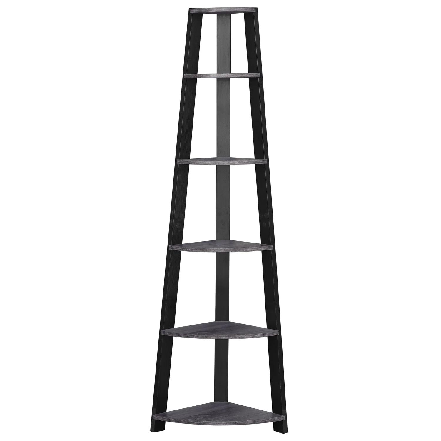Grey Black Bookcase