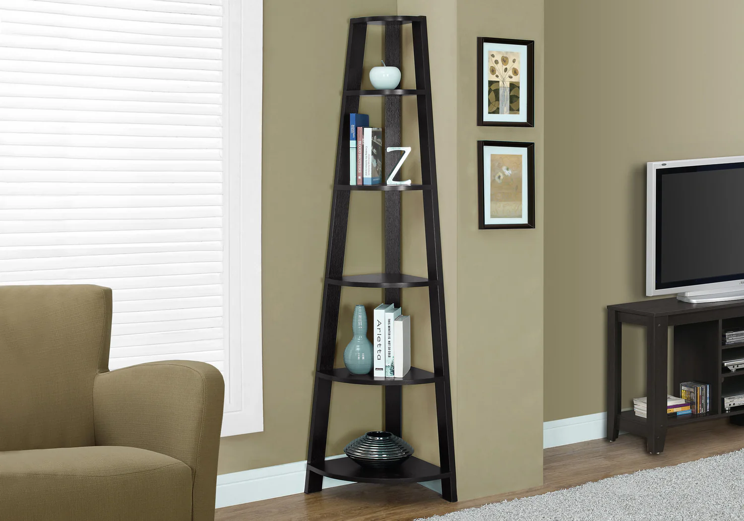 Espresso Bookcase