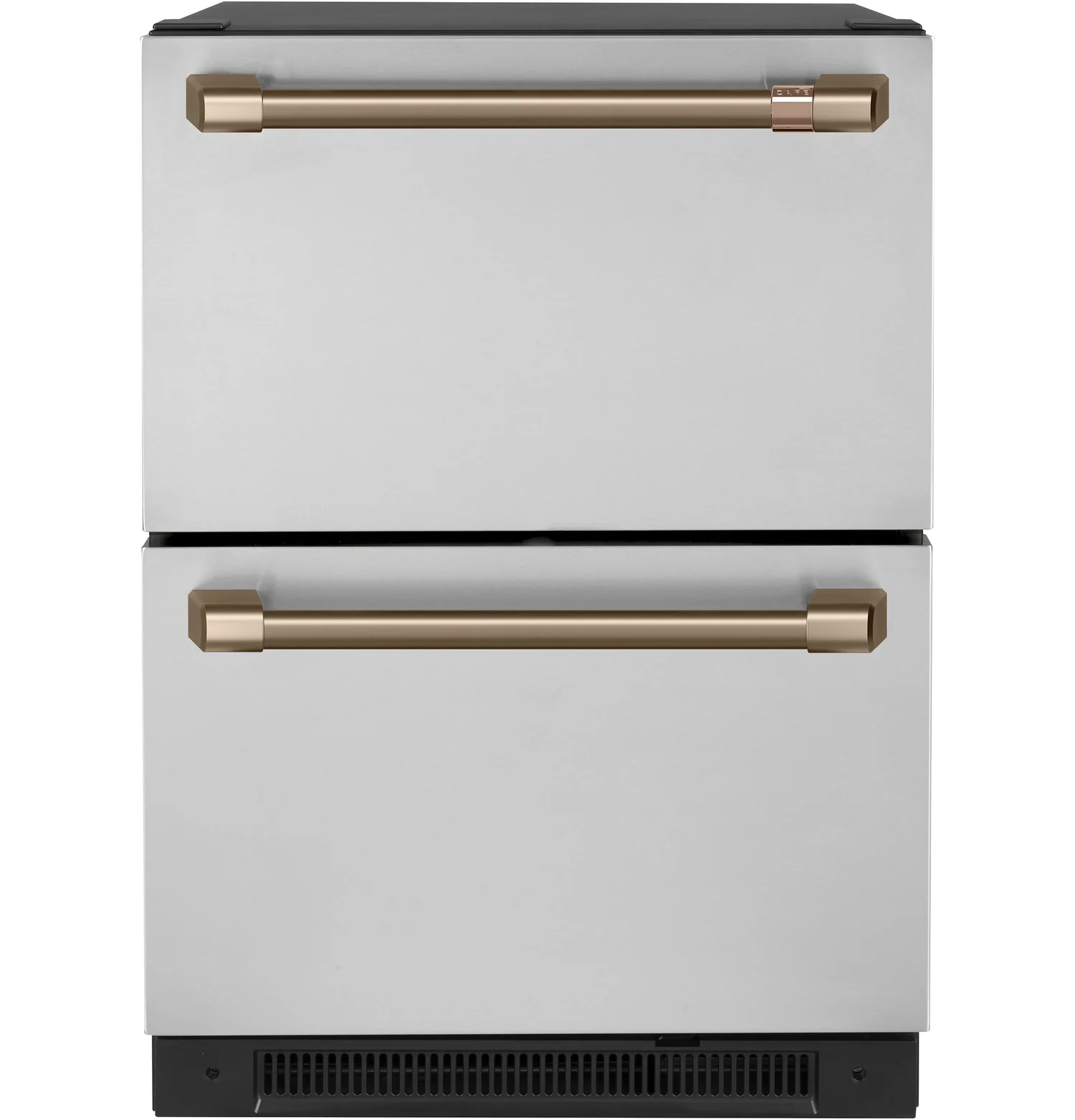 Caf¨¦ Dual-Drawer Refrigerator Brushed Bronze Handle Set - CXMA3H3PNBZ