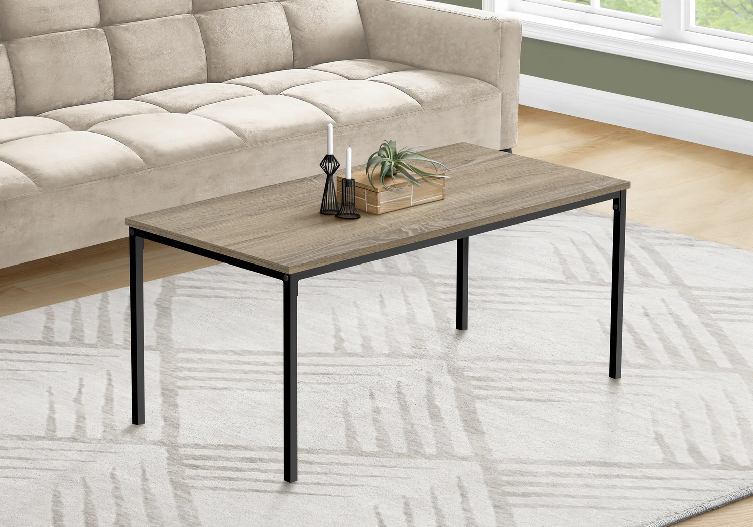 Black Metal Coffee Table