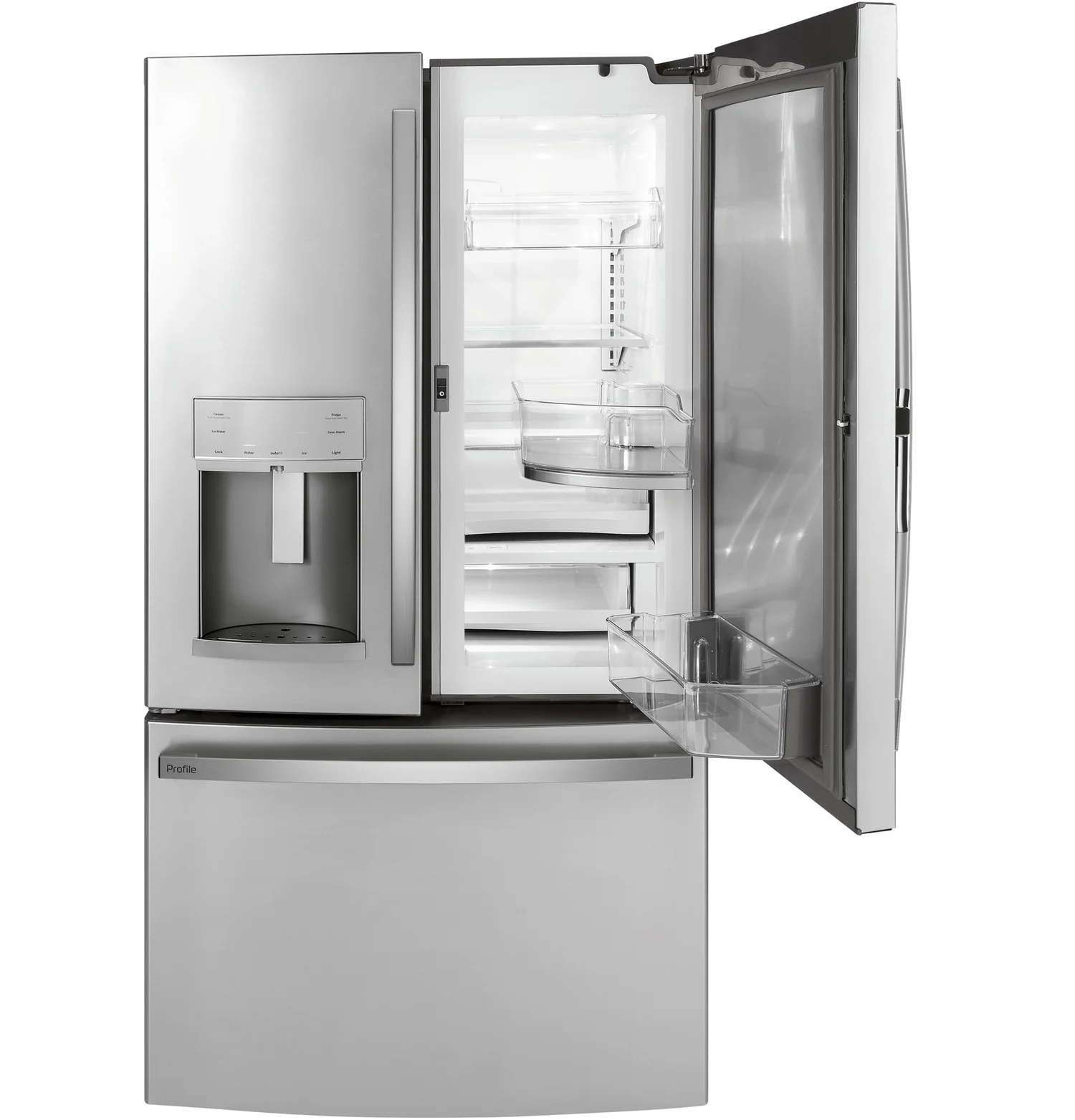 Profile 36" 22.1 Cu. Ft. French-Door Refrigerator - Stainless - PYD22KYNFS
